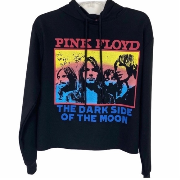 Pink Floyd Black Sweater Hoodie Long Sleeves New Size XS - Picture 4 of 5